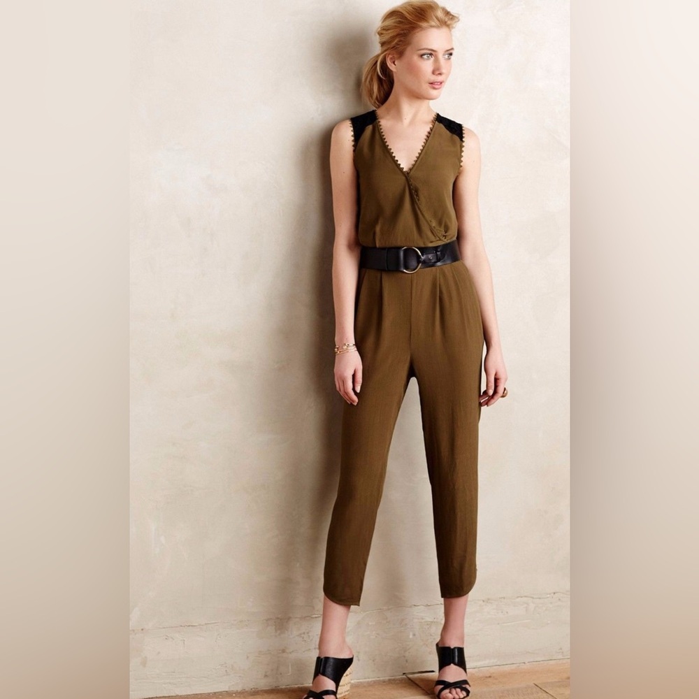 Anthropologie Sani Lace Jumpsuit